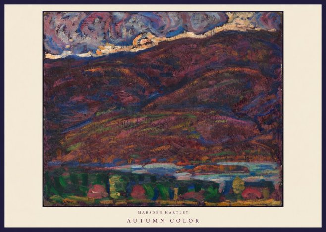 Marsden Hartley Autumn Color No6 - Poster
