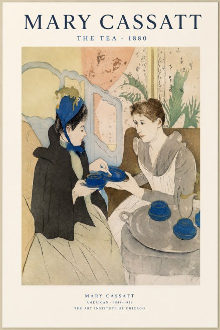 Mary Cassatt The Tea No1 - Poster