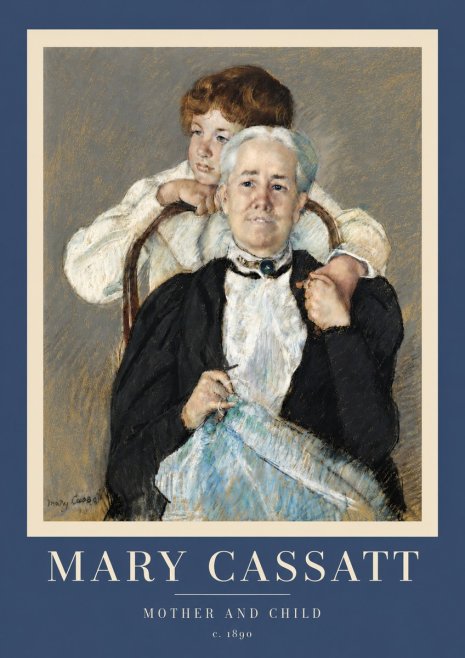 Mary Cassatt Mother and Child V No5 - Poster