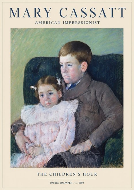 Mary Cassatt The Children's Hour No1 - Poster