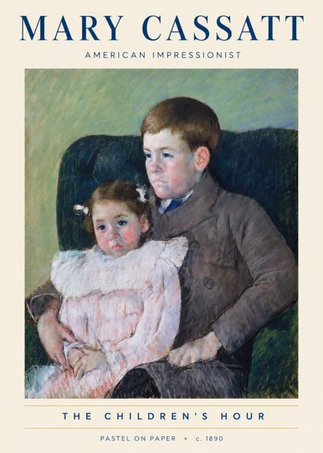 Mary Cassatt The Children's Hour No3 - Poster