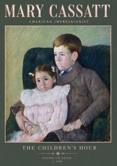 Mary Cassatt The Children's Hour No4 - Poster