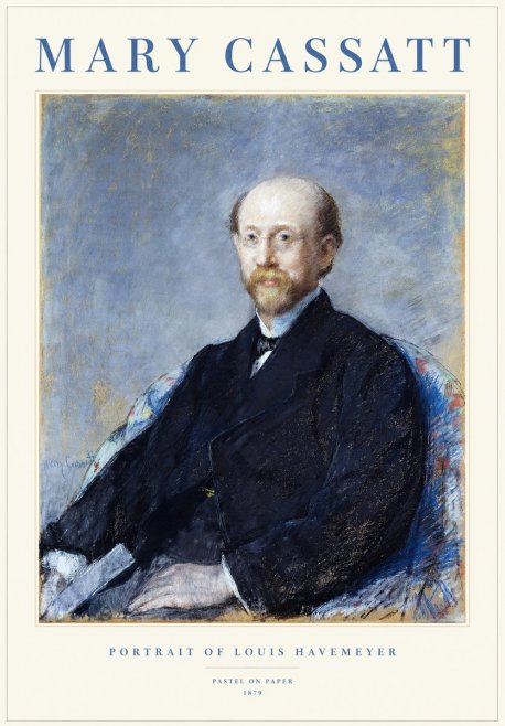 Mary Cassatt Portrait of Louis Havemeyer No1 - Poster