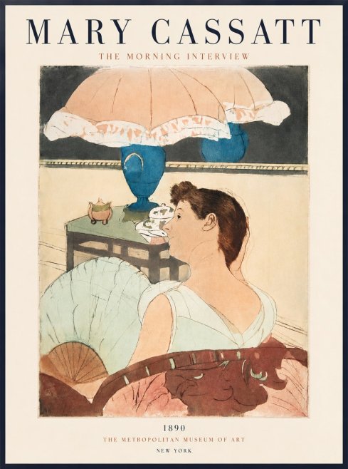 Mary Cassatt The Morning Interview No2 - Poster