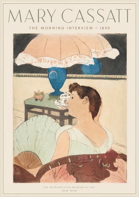 Mary Cassatt The Morning Interview No3 - Poster