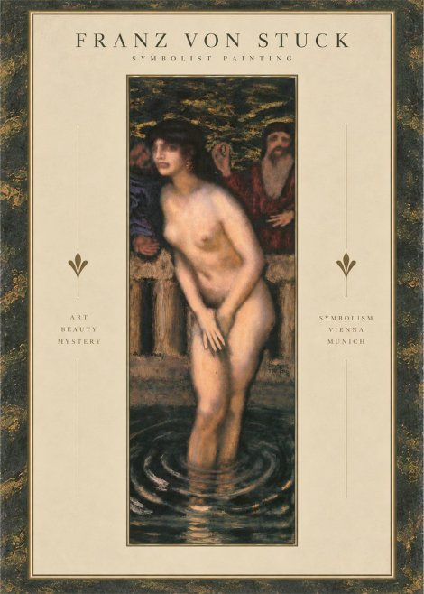 Franz von Stuck Susanna No4 - Poster