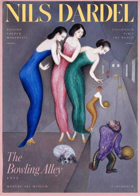 Nils Dardel Three Graces No5 - Poster