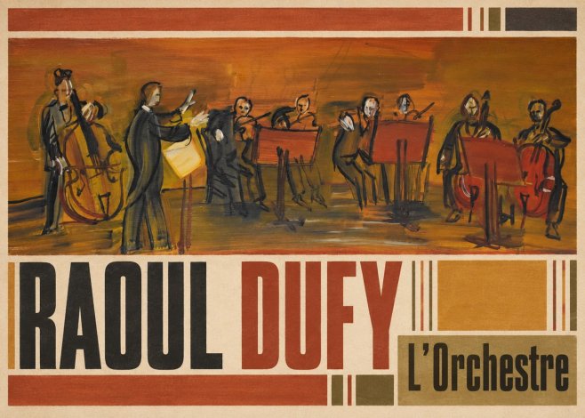 Raoul Dufy L'orchestre No4 - Poster