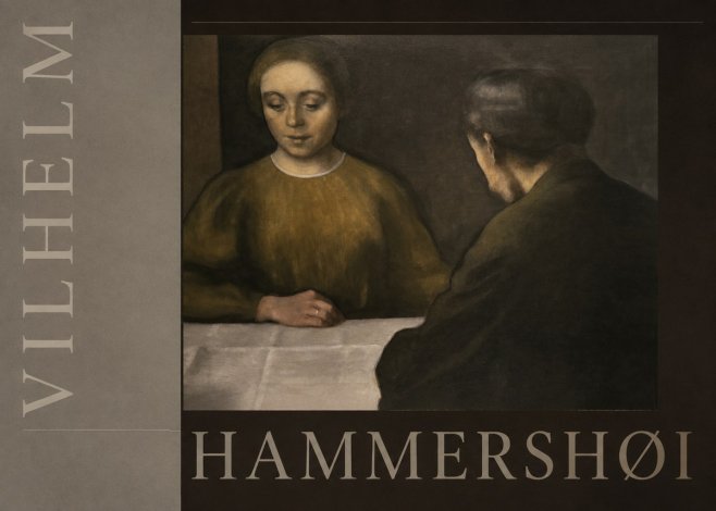 Vilhelm Hammershøi A Conversation No3 - Poster
