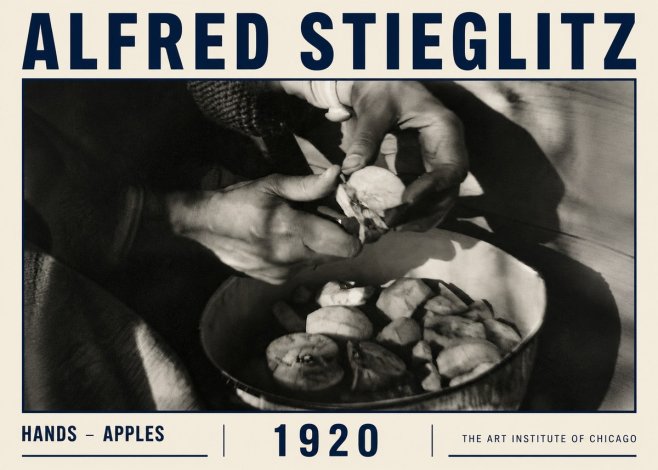 Alfred Stieglitz Hands - Apples No6 - Poster