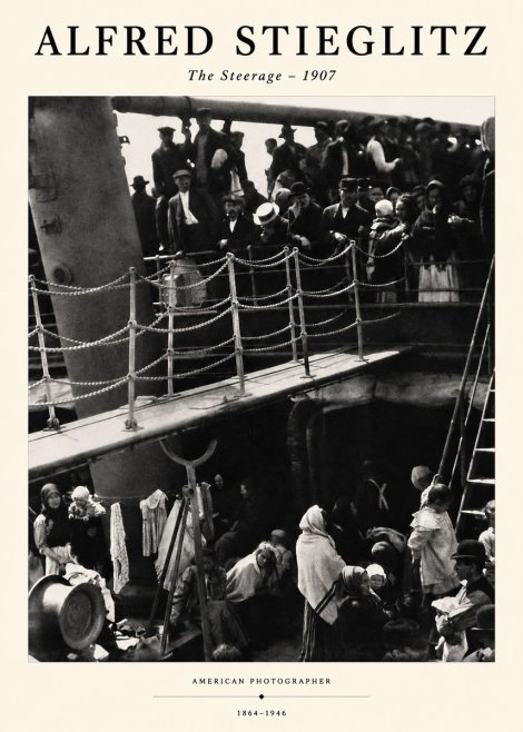 Alfred Stieglitz The Steerage – 1907 No1 - Poster