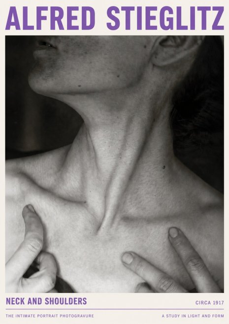 Alfred Stieglitz Neck and Shoulders No4 - Poster