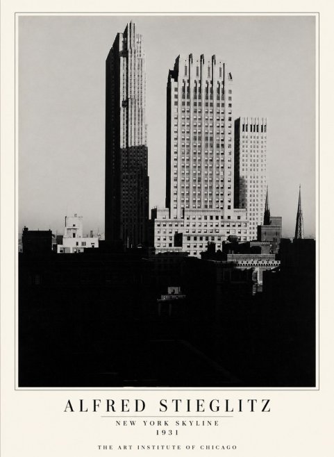 Alfred Stieglitz New York Skyline No1 - Poster
