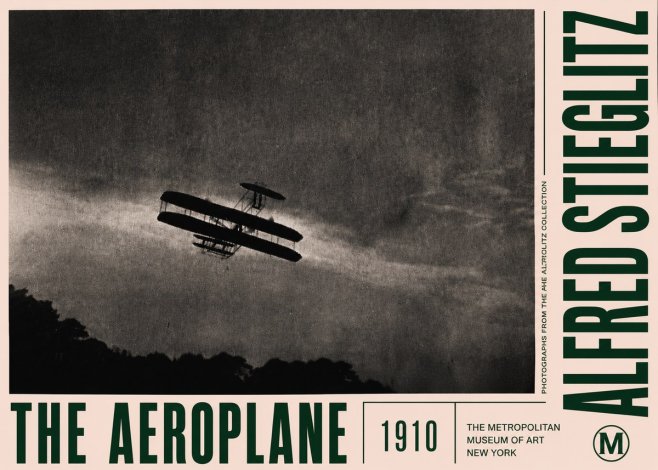 Alfred Stieglitz The Aeroplane No4 - Poster