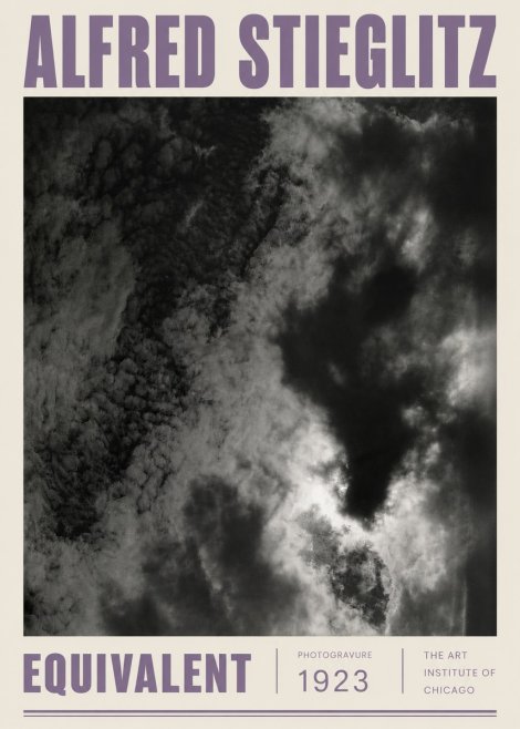 Alfred Stieglitz Equivalent V No5 - Poster