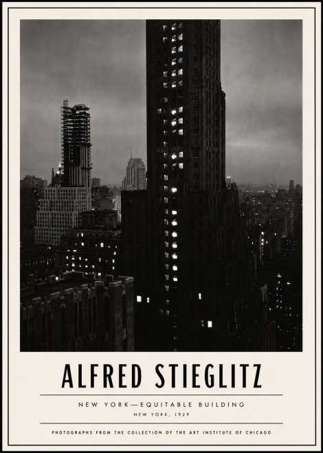 Alfred Stieglitz New York—equitable Building No3 - Poster