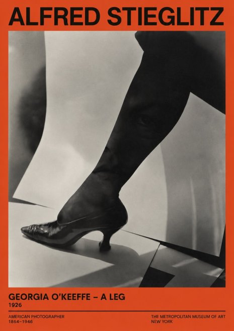 Alfred Stieglitz Georgia O'keeffe – a Leg No2 - Poster