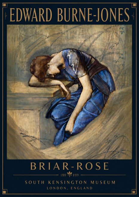 Edward Burne-Jones Briar-rose No5 - Poster
