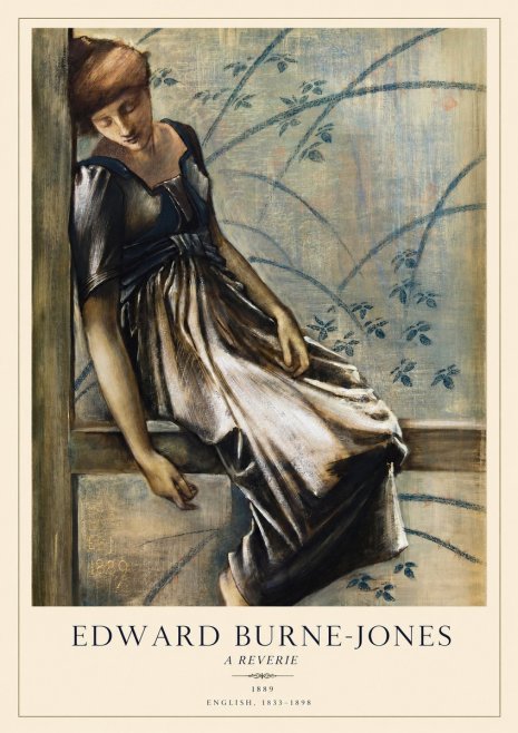 Edward Burne-Jones A Reverie No1 - Poster