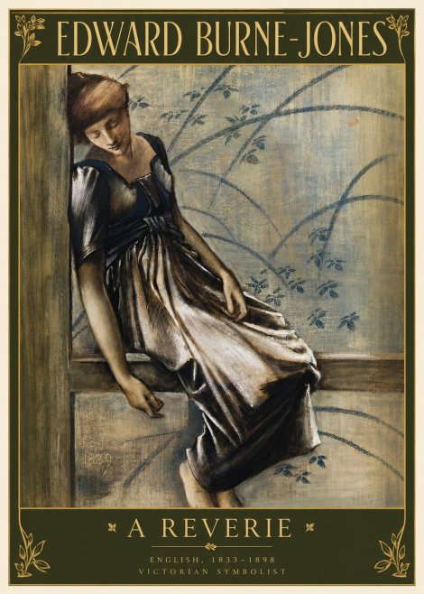 Edward Burne-Jones A Reverie No3 - Poster