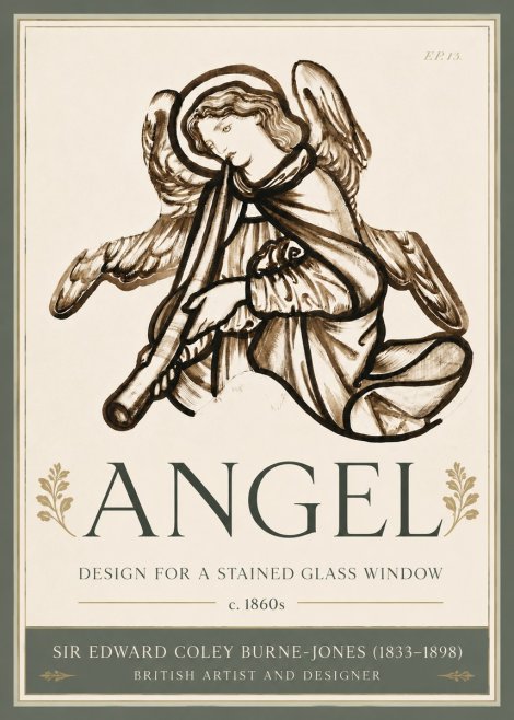 Edward Burne-Jones Angel No6 - Poster