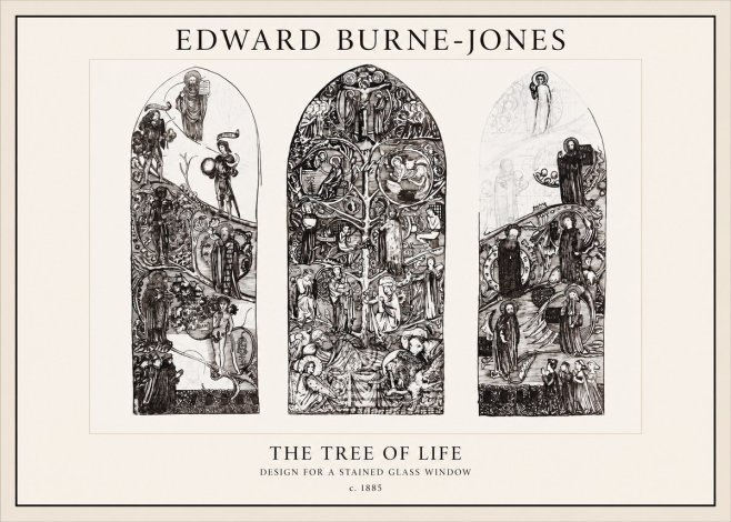 Edward Burne-Jones The Tree of Life No1 - Poster