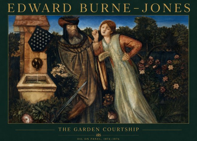 Edward Burne-Jones The Garden Courtship No2 - Poster