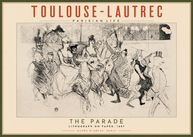 Toulouse-Lautrec The Parade No2 - Poster