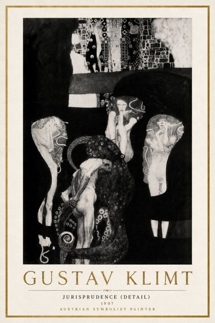 Klimt Jurisprudence (Detail) No6 - Poster