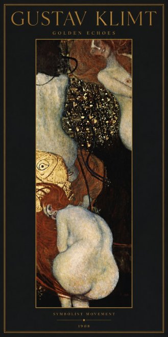 Klimt Golden Echoes No3 - Poster