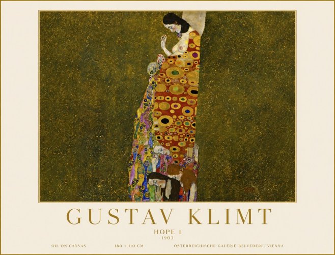 Klimt Hope I No6 - Poster