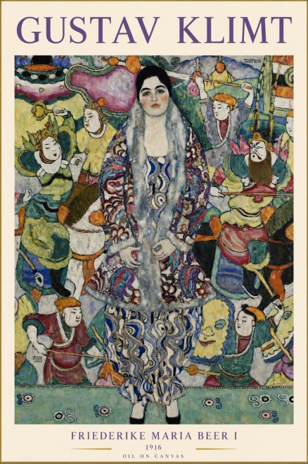 Klimt Friederike Maria Beer I No3 - Poster