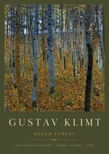 Klimt Beech Forest No3 - Poster