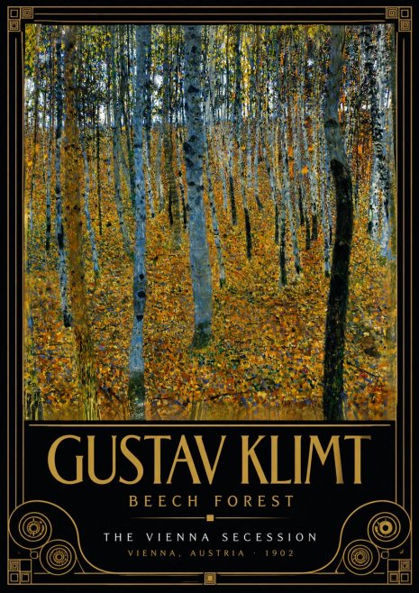 Klimt Beech Forest No5 - Poster