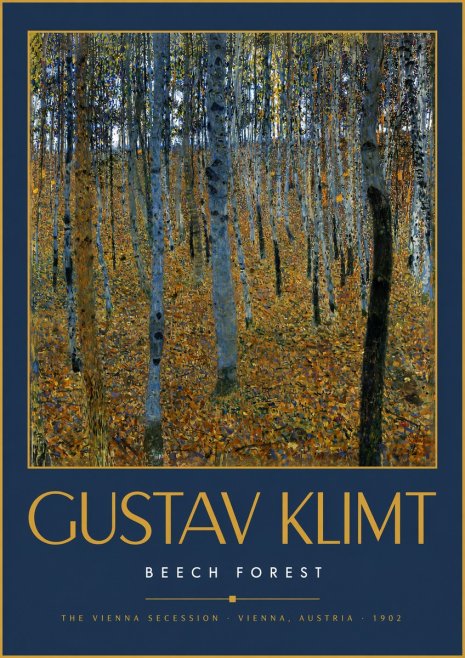 Klimt Beech Forest No6 - Poster