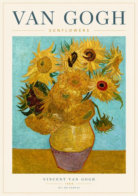 Van Gogh Sunflowers I No5 - Poster