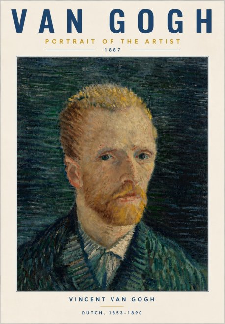 Van Gogh Portrait of the Artist II No6 - Poster