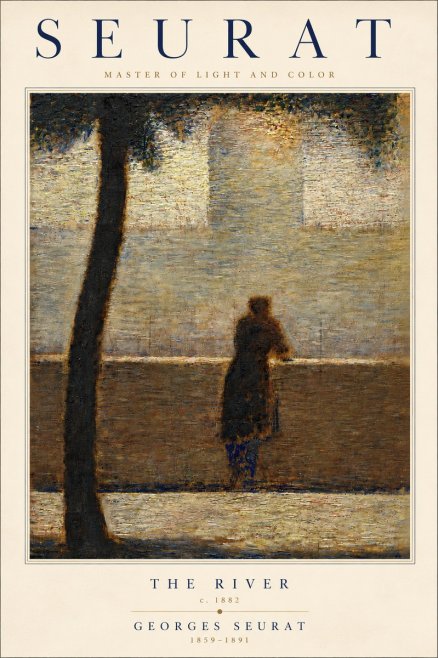 Seurat The River No6 - Poster