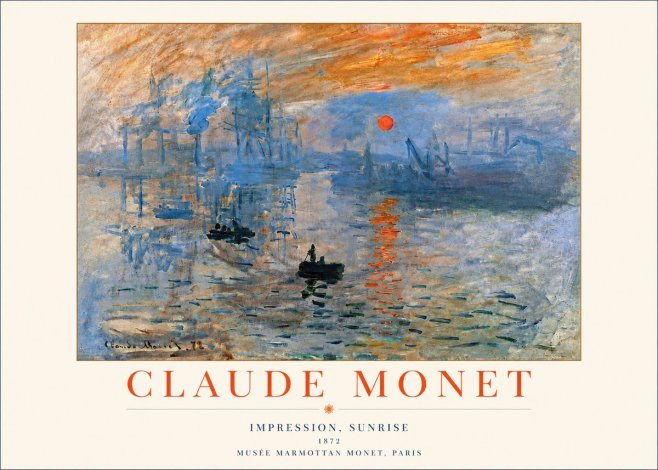 Monet Impression, Sunrise I No4 - Poster