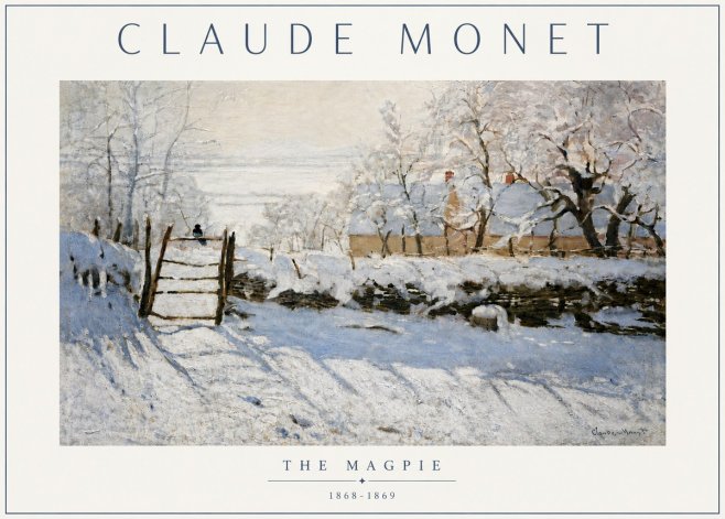 Monet The Magpie No5 - Poster