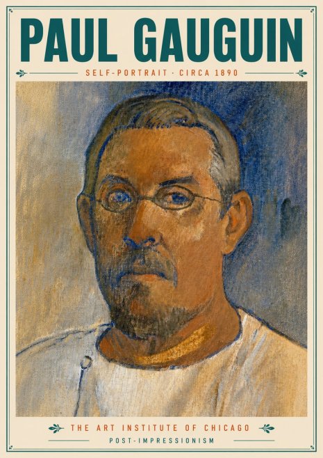 Paul Gauguin Self-portrait I No4 - Poster
