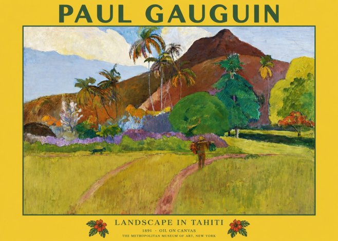 Paul Gauguin Landscape in Tahiti II No1 - Poster