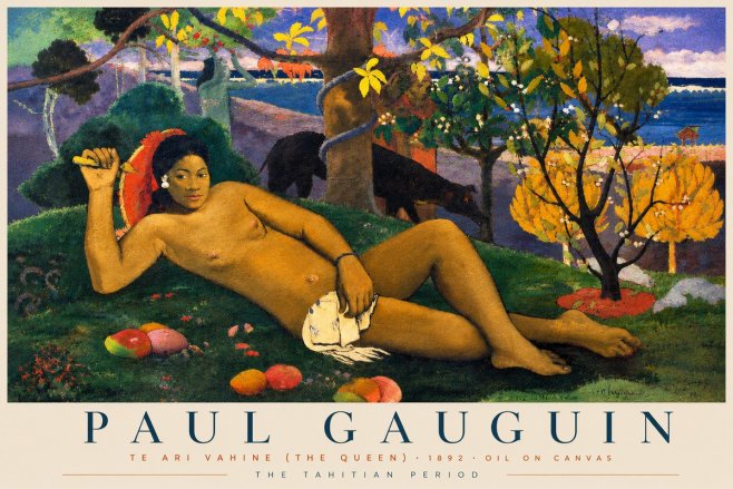 Paul Gauguin Te Ari Vahine (the Queen) No4 - Poster