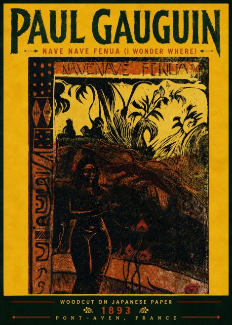 Paul Gauguin Nave Nave Fenua (I Wonder Where) No6 - Poster