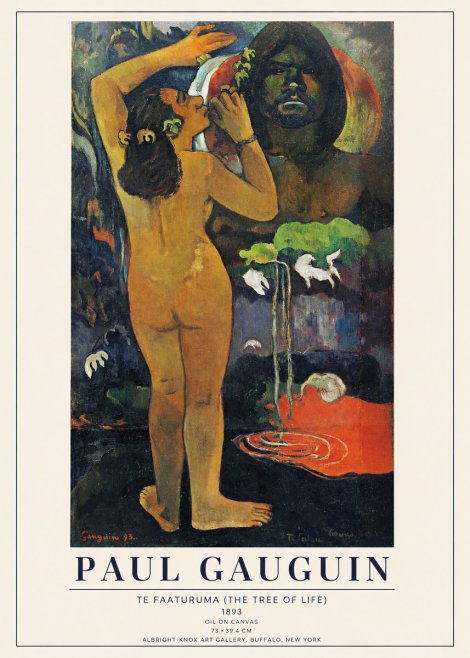 Paul Gauguin Te Faaturuma (the Tree of Life) No1 - Poster