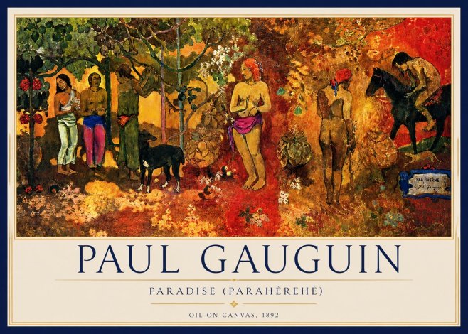Paul Gauguin Paradise (Parahéréhé) No3 - Poster