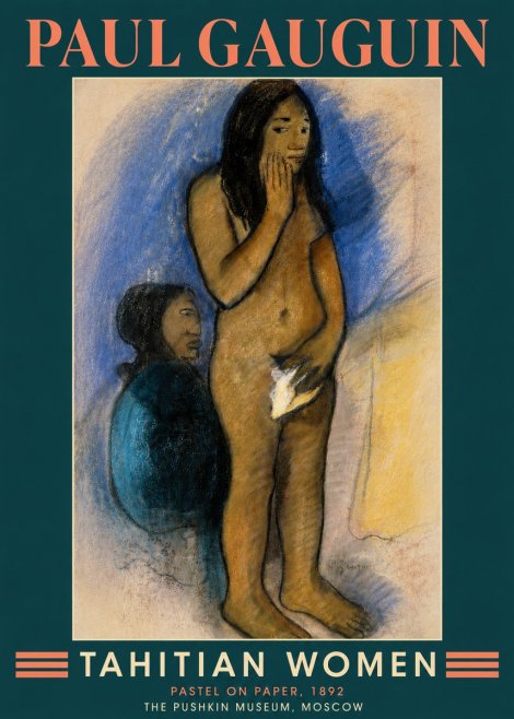 Paul Gauguin Tahitian Women No4 - Poster