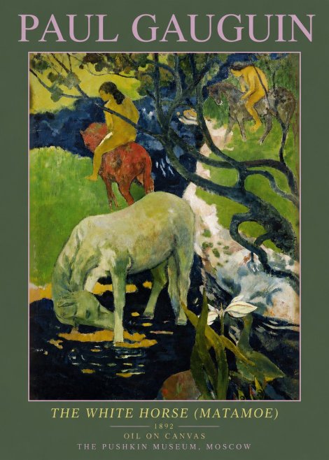 Paul Gauguin The Siamese (Tehura and Noa Noa) No6 - Poster