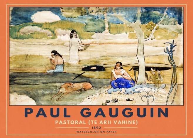 Paul Gauguin Pastoral (Te Arii Vahine) No2 - Poster