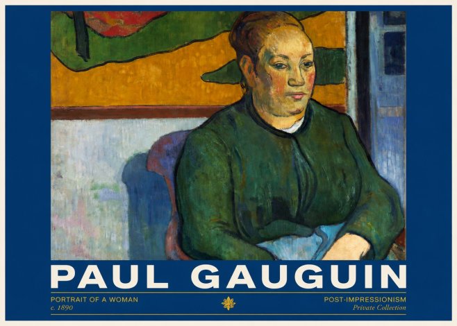 Paul Gauguin Portrait of a Woman No3 - Poster